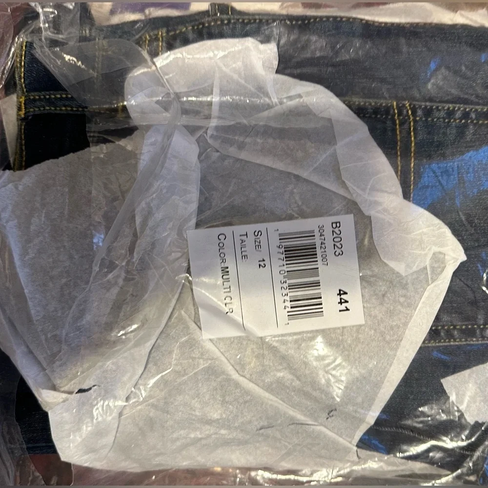 The Children's Place Jeans Set - Black, Blue, Gray Size: 12 Husky